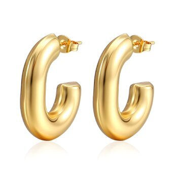Courtney Gold Hoop
